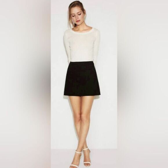 MARC JACOBS BLACK MINI SKIRT - Picture 1 of 10